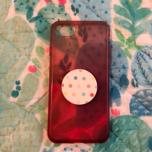 IPhone 6/7/8 case and Popsocket. - Picture 1 of 5